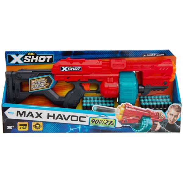 Amazon.com: X-Shot Dart Blaster Excel Max Havoc : Toys & Games
